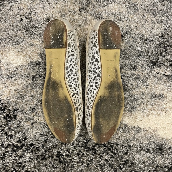 Charles by Charles David white mesh lace flats size 5 - Picture 2 of 2